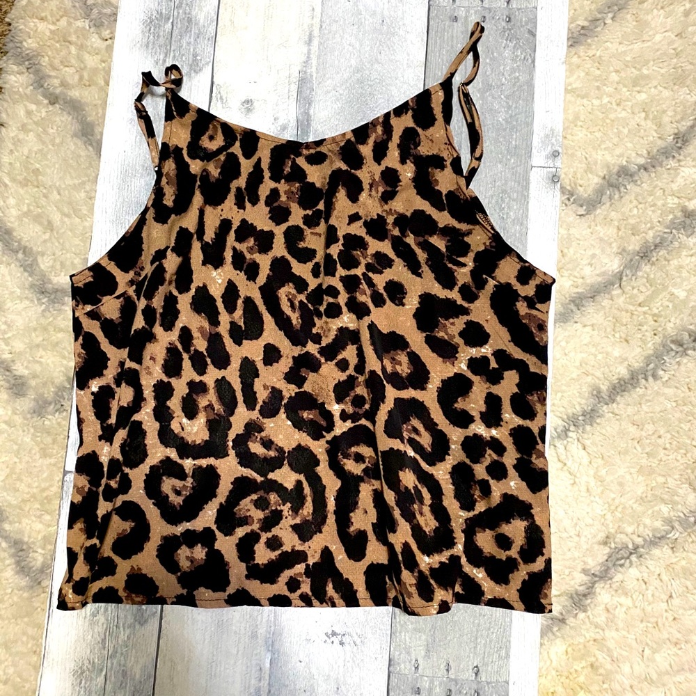 Cheetah print tank